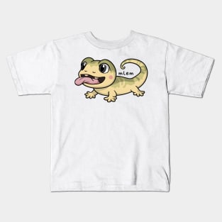 Cute Geko Mlem Kids T-Shirt